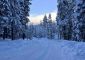 A road covered in snow after a storm. Photo Credit: Kirsten Alexis