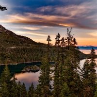 Emerald Bay at Sunset