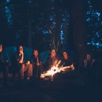 Practicing Fire Safety at the Campsite