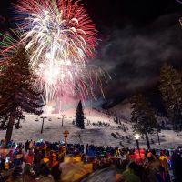 View fireworks and ring in the New Year, Tahoe style, at Palisades. Photo Credit: Palisades Tahoe.