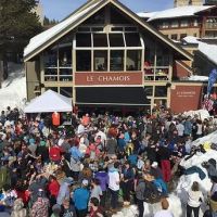 Get your retro ski outfits ready for Le Chamois' apres party! Photo Credit: Le Chamois