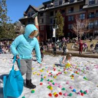 Heavenly Village hosts one of the most egg-stravagant Easter egg hunts and celebrations in the region. Photo Credit: Visit Lake Tahoe and Heavenly Village.