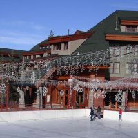 Ice skating is a fun activity, and there's no snow needed. Photo Credit: The Shop at Heavenly Village.