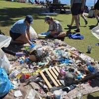 Celebrate Earth Day with a beach cleanup in Tahoe City. Photo Credit: TCDA