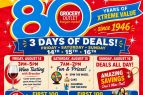 Grocery Outlet Incline Village, 80th Anniversary Celebration: 3 days of Deals