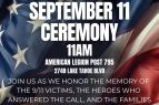 American Legion Post 795, September 11 Remembrance Ceremony – American Legion Post 795
