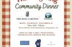 Northern Lights Festival, Thanksgiving Community Dinner