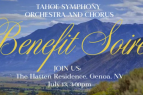 Tahoe Symphony Orchestra, Champagne Celebration Soirée (Genoa, NV)