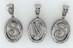 Steve Schmier's Jewelry, Custom Diamond Initial Pendants