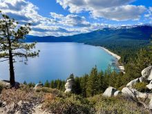 View of Crystal Bay from Monkey Rock