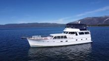 Take a boat tour with Bleu Wave Cruises in South Lake Tahoe.