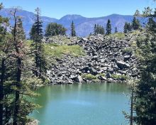 Pristine trail conditions on Mount Tallac, where hikers practice leave no trace. Photo by Kirsten Alexis.