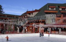Ice skating is a fun activity, and there's no snow needed. Photo Credit: The Shop at Heavenly Village.