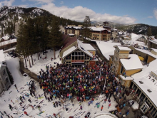 Le Chamois is one of the most legendary spots for après in the region. Photo Credit: Le Chamois.