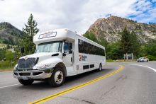 The TART Park and Ride program aims to decrease traffic and boost sustainability efforts. Photo Credit: Truckee North Tahoe Transportation Management Association