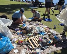 Celebrate Earth Day with a beach cleanup in Tahoe City. Photo Credit: TCDA