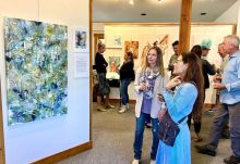 Explore local art in downtown Truckee in their art walk. Photo Credit: Visit Truckee Tahoe.