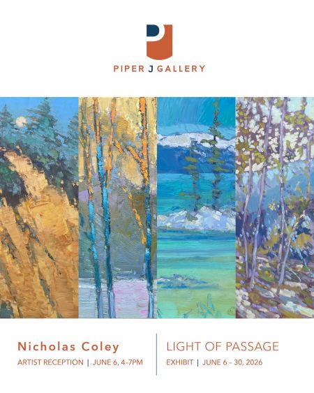 Piper J Gallery, Nicholas Coley Exhibition: Light of Passage