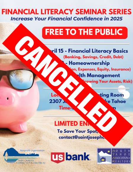 St. Joseph Community Land Trust, Free Financial Literacy Seminar Series