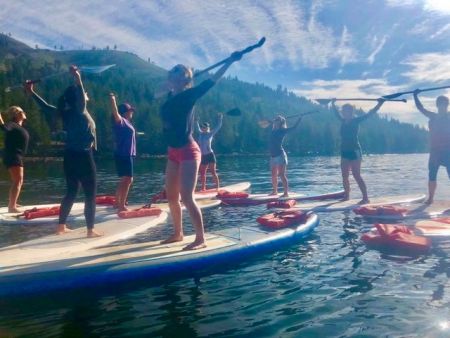 Truckee Events, SUP Yoga at Donner Lake