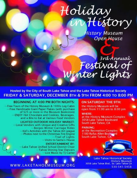 Lake Tahoe Historical Society, Holiday in History