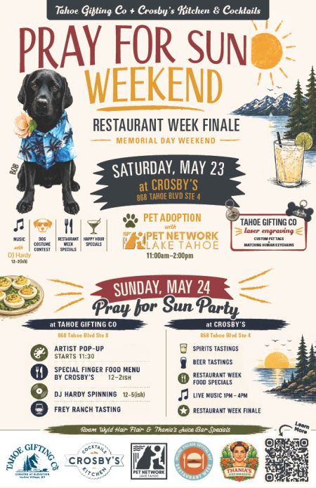Crosby's Kitchen & Cocktails, Pray for Sun Memorial Day Weekend