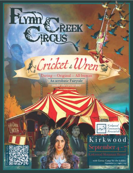 Kirkwood Mountain Resort, Flynn Creek Circus Presents: The Cricket & the Wren