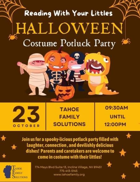 Tahoe Family Solutions, Halloween Costume Potluck Party