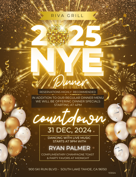 Riva Grill, NYE Dinner