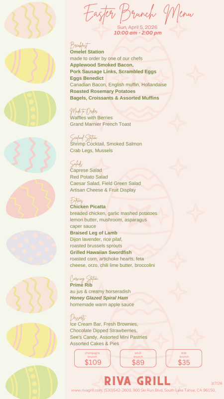 Riva Grill, Easter Brunch
