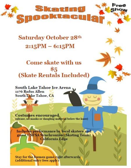 Tahoe Figure Skating Club, Halloween Spooktacular - An Ice Skating Event