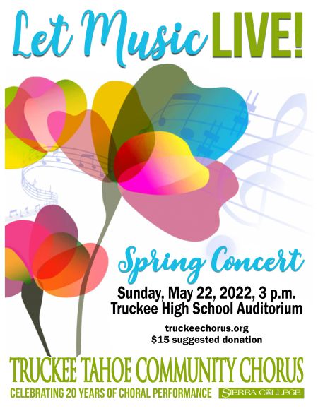 Truckee Tahoe Community Chorus, Let Music Live Concert