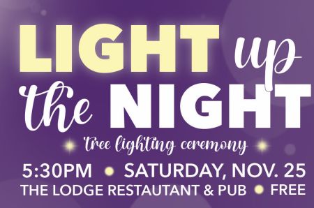 The Lodge Restaurant & Pub, Light Up the Night Tree Lighting