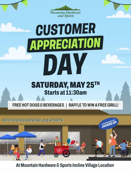 Mountain Hardware & Sports, Customer Appreciation Day