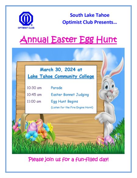 Lake Tahoe Community College, Easter Egg Hunt