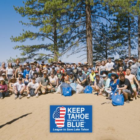 Keep Tahoe Blue, 12th Annual Keep Tahoe Red, White, and Blue Beach Cleanup
