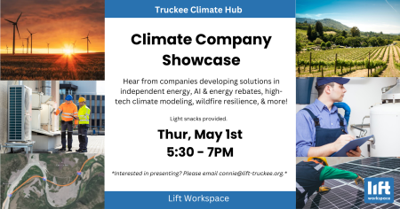 Lift Workspace, Truckee Climate Hub: Climate Company Showcase