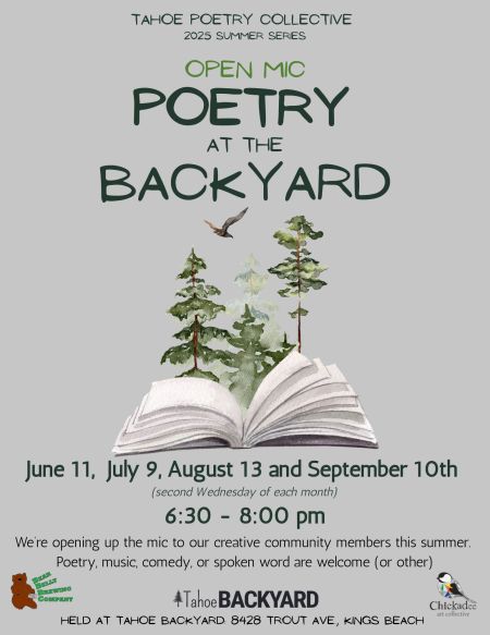 Tahoe Backyard, Open Mic Poetry at the Backyard