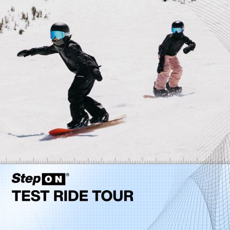Woodward Tahoe, Burton Step on Test Ride Tour