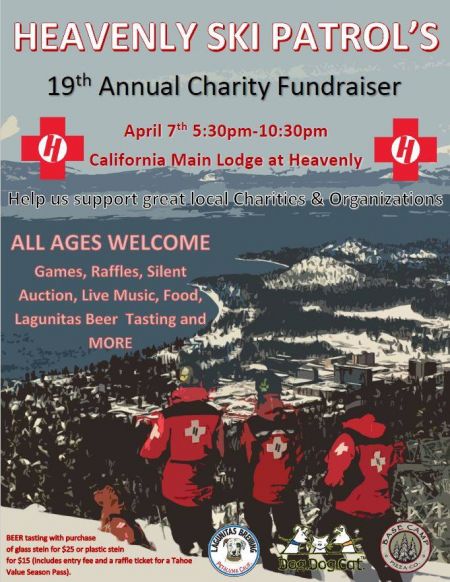Heavenly Mountain Resort, Heavenly Ski Patrol 19th Annual Charity Fundraiser