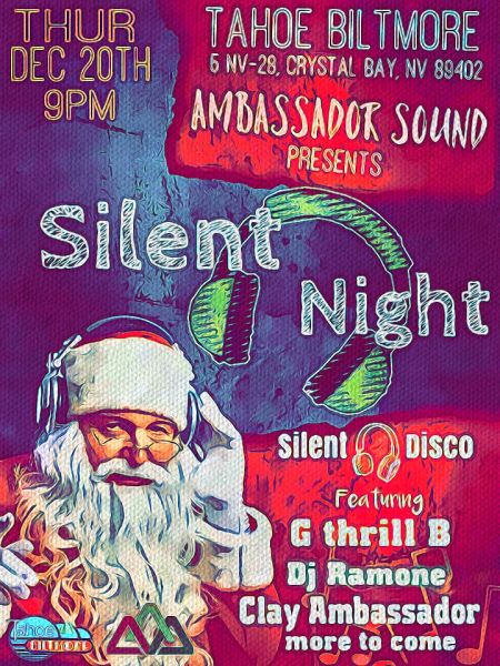 Ambassador Musik, Ambassadorsound present Silent Night a Silent Disco Party Event