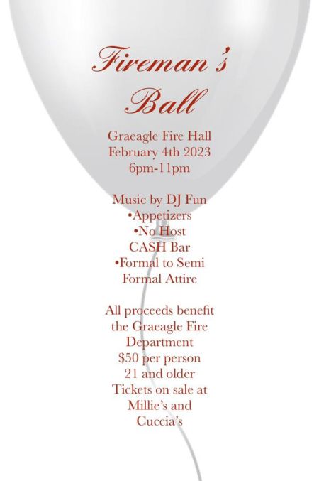 Graeagle.com, First Annual Fireman’s Ball