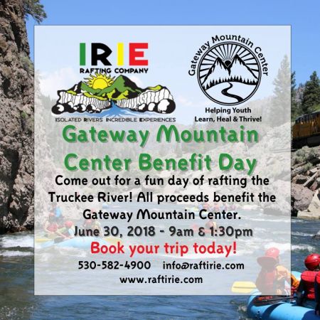 IRIE Rafting, Gateway Mountain Benefit Day