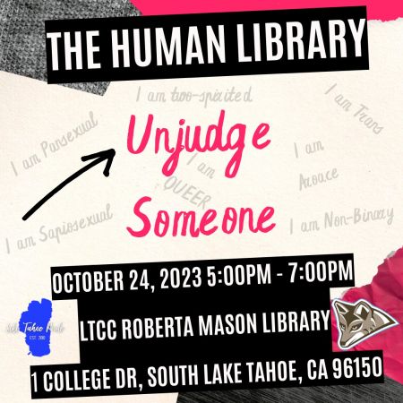 Lake Tahoe Pride, The Human Library (Version LGBTQIA+)