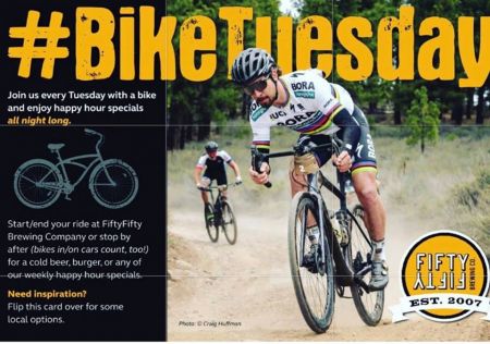 FiftyFifty Brewing Co., Bike Tuesdays