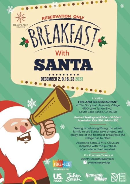 Heavenly Mountain Resort, Breakfast with Santa