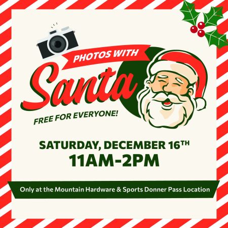 Mountain Hardware & Sports, Pictures with Santa