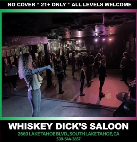 Tahoe Line Dancing, Line Dancing at Whiskey Dick's Saloon