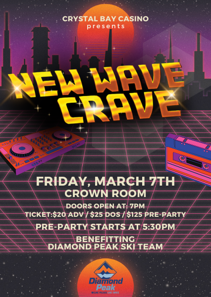 Crystal Bay Casino, New Wave Crave Benefit