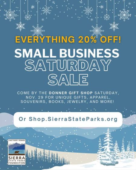 Sierra State Parks Foundation, Small Business Saturday